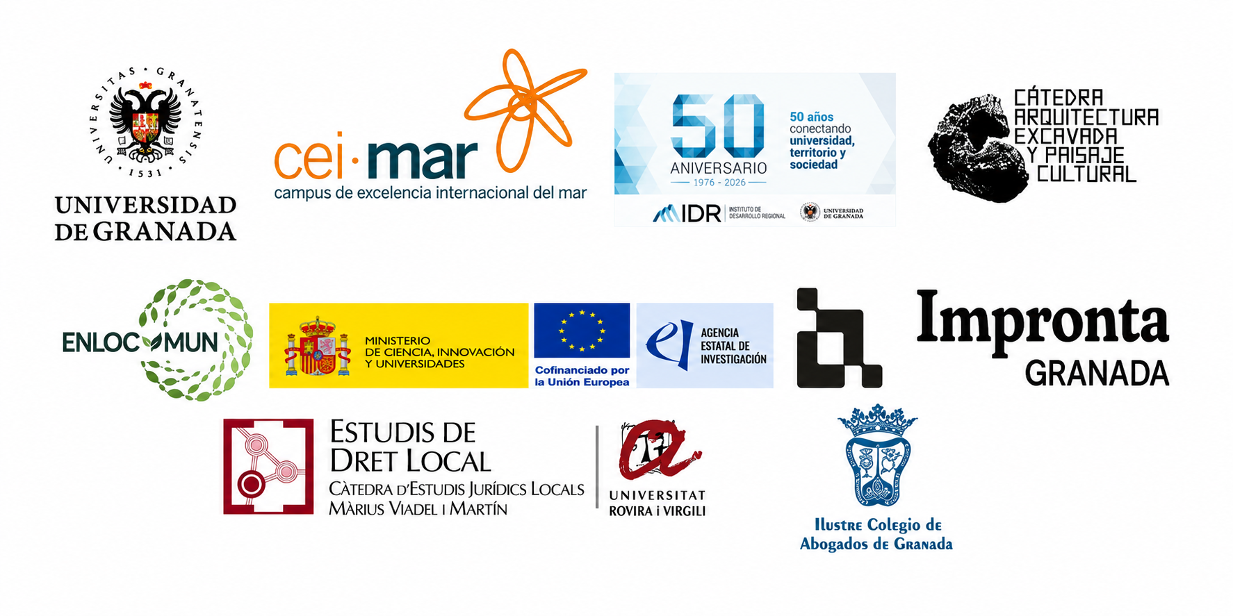 Entidades colaboradoras del congreso
